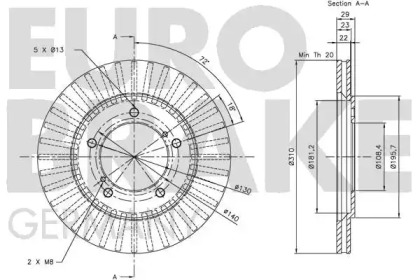 EUROBRAKE 5815205210