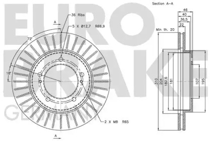 EUROBRAKE 5815205215