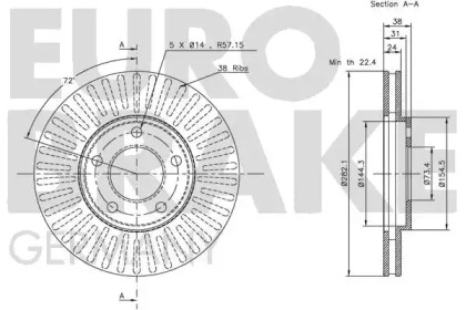 EUROBRAKE 5815209302