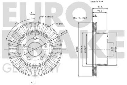 EUROBRAKE 5815209306