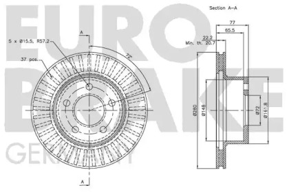 EUROBRAKE 5815209308