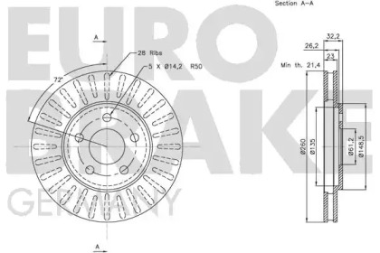 EUROBRAKE 5815209314