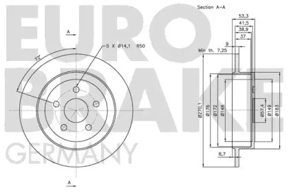 EUROBRAKE 5815209316