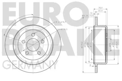 EUROBRAKE 5815209322