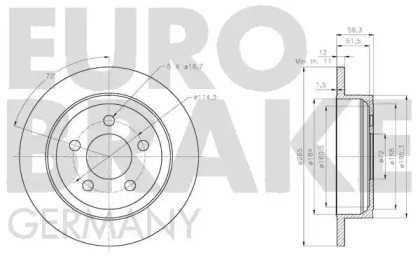 EUROBRAKE 5815209327