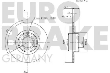 EUROBRAKE 5815209901