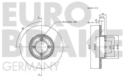 EUROBRAKE 5815209906