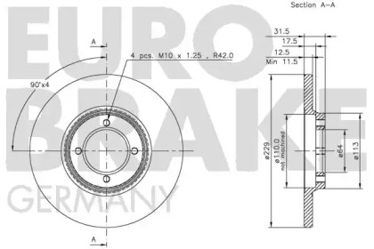 EUROBRAKE 5815209909