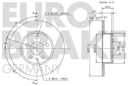 EUROBRAKE 5815209926