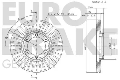 EUROBRAKE 5815209929