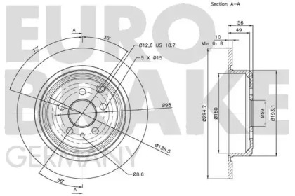 EUROBRAKE 5815209943