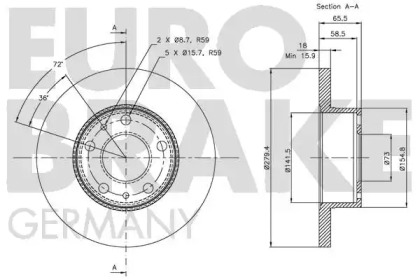 EUROBRAKE 5815209944