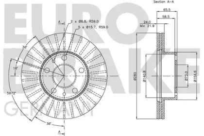 EUROBRAKE 5815209945