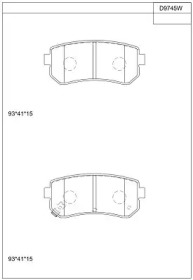 ASIMCO KD9745W
