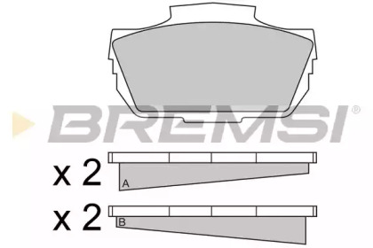 BREMSI BP2030