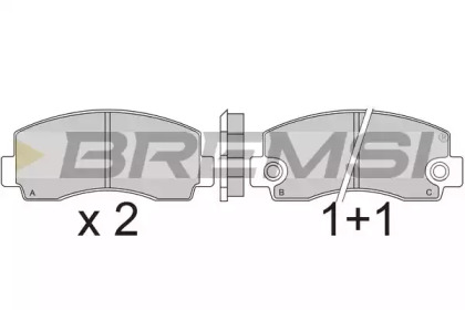 BREMSI BP2215