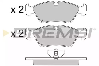 BREMSI BP2231