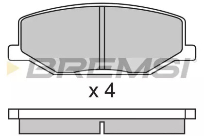 BREMSI BP2278