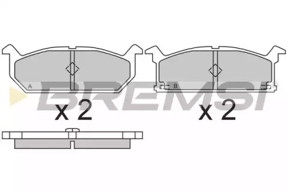 BREMSI BP2279