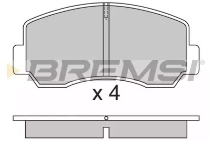 BREMSI BP2296