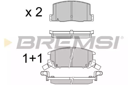 BREMSI BP2325