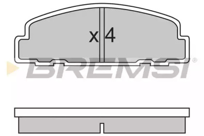 BREMSI BP2329