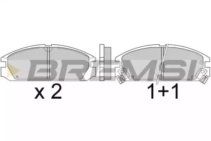 BREMSI BP2349