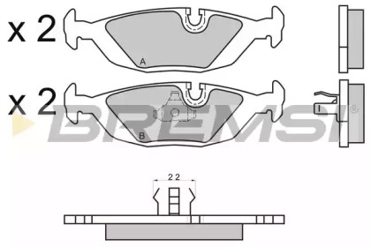 BREMSI BP2456