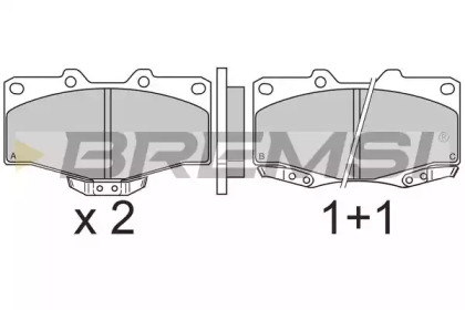 BREMSI BP2463