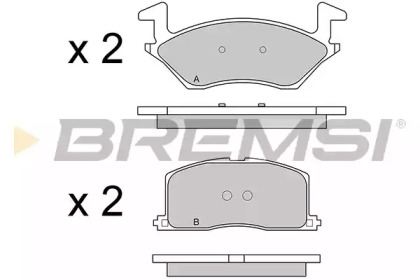 BREMSI BP2481