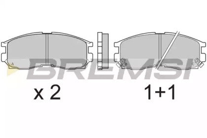 BREMSI BP2509