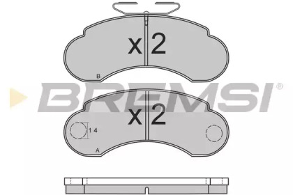 BREMSI BP2566