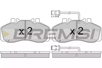 BREMSI BP2568