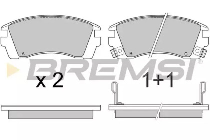 BREMSI BP2575
