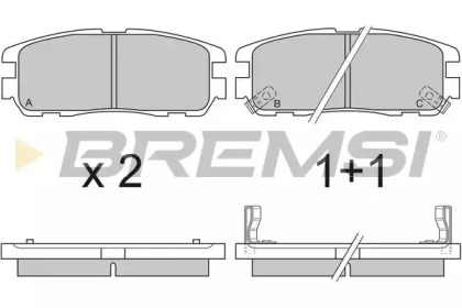 BREMSI BP2581
