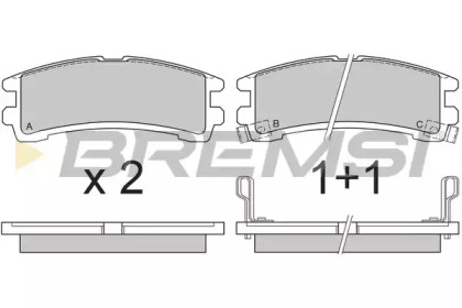 BREMSI BP2619