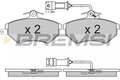 BREMSI BP2644