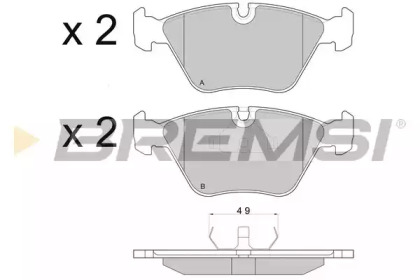 BREMSI BP2664