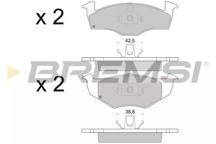 BREMSI BP2672