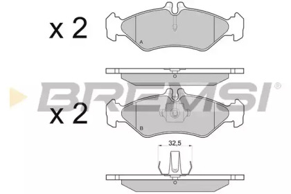 BREMSI BP2688