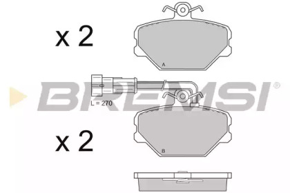 BREMSI BP2693