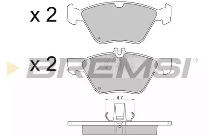 BREMSI BP2695