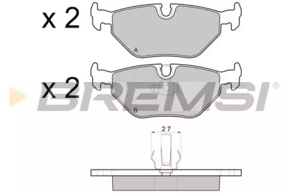 BREMSI BP2710