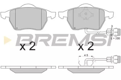 BREMSI BP2733