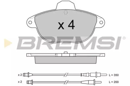 BREMSI BP2737