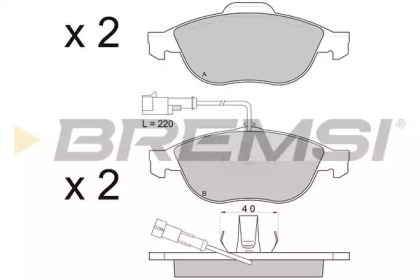 BREMSI BP2746