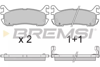 BREMSI BP2759