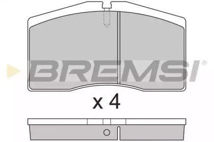 BREMSI BP2766