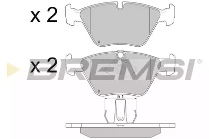 BREMSI BP2773