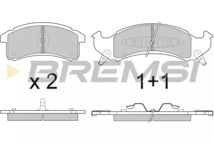 BREMSI BP2799